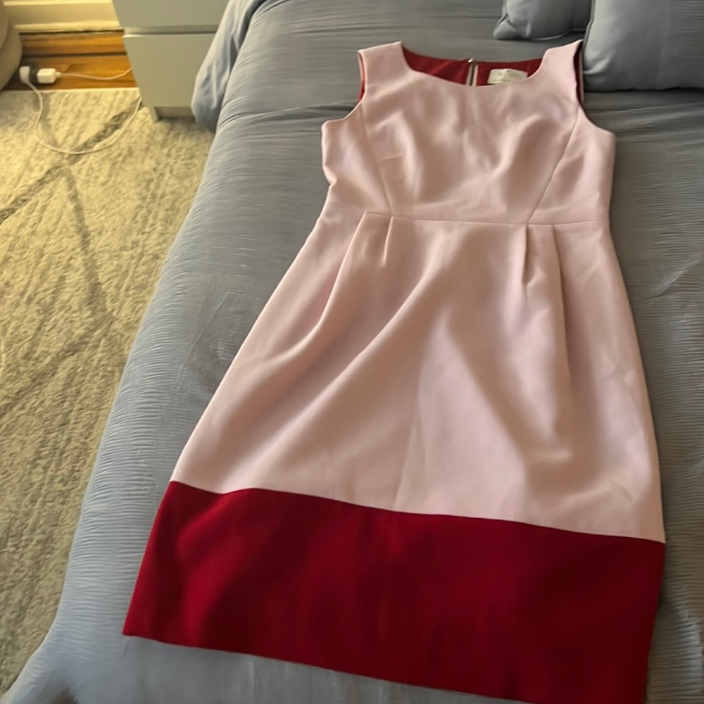 Kate Spade Red Tiff Color Block Dress Pink Balloo